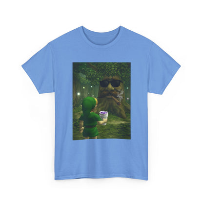 Hero Meets Cool Tree Smoking Cigar Tee