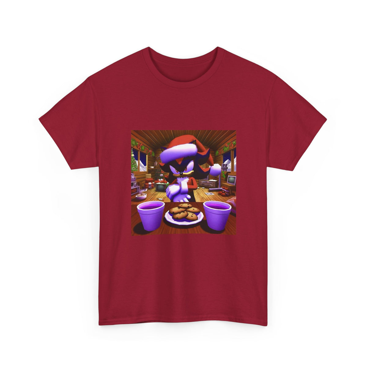 Shadow The Hedgehog Christmas Chill Tee