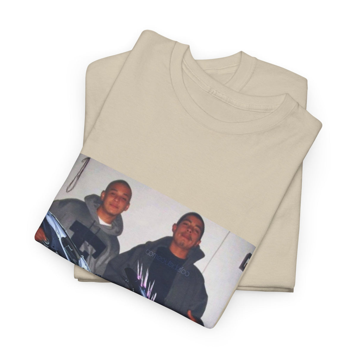 Midnight Leaf Pulse Graphic Tee