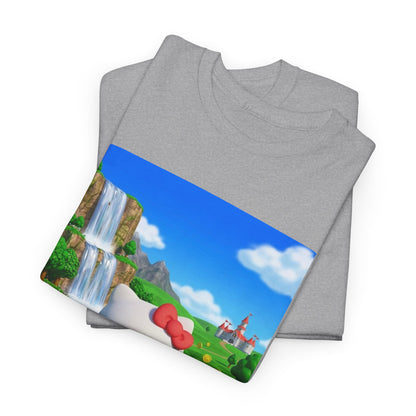 Hello Kitty Flipping Off In Mushroom Kingdom