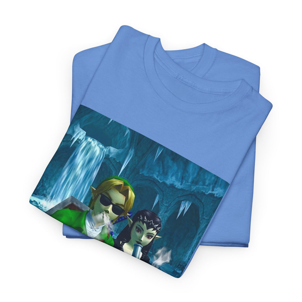 Hero and Dark Princess Chillin' in Ice Cave