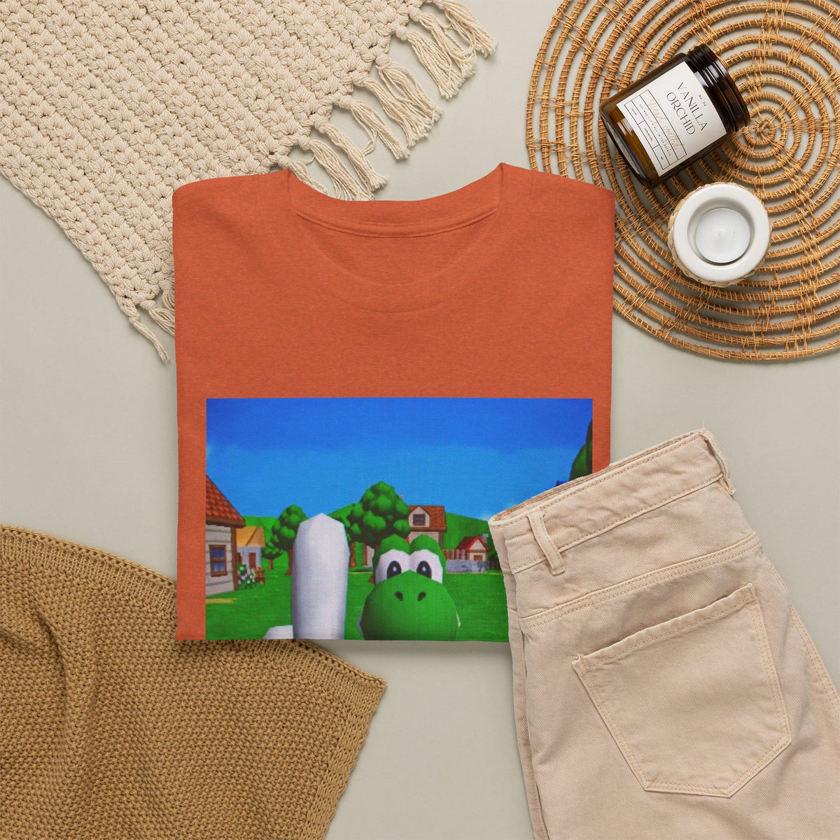 Yoshi Giving The Finger Tee (Design 2)