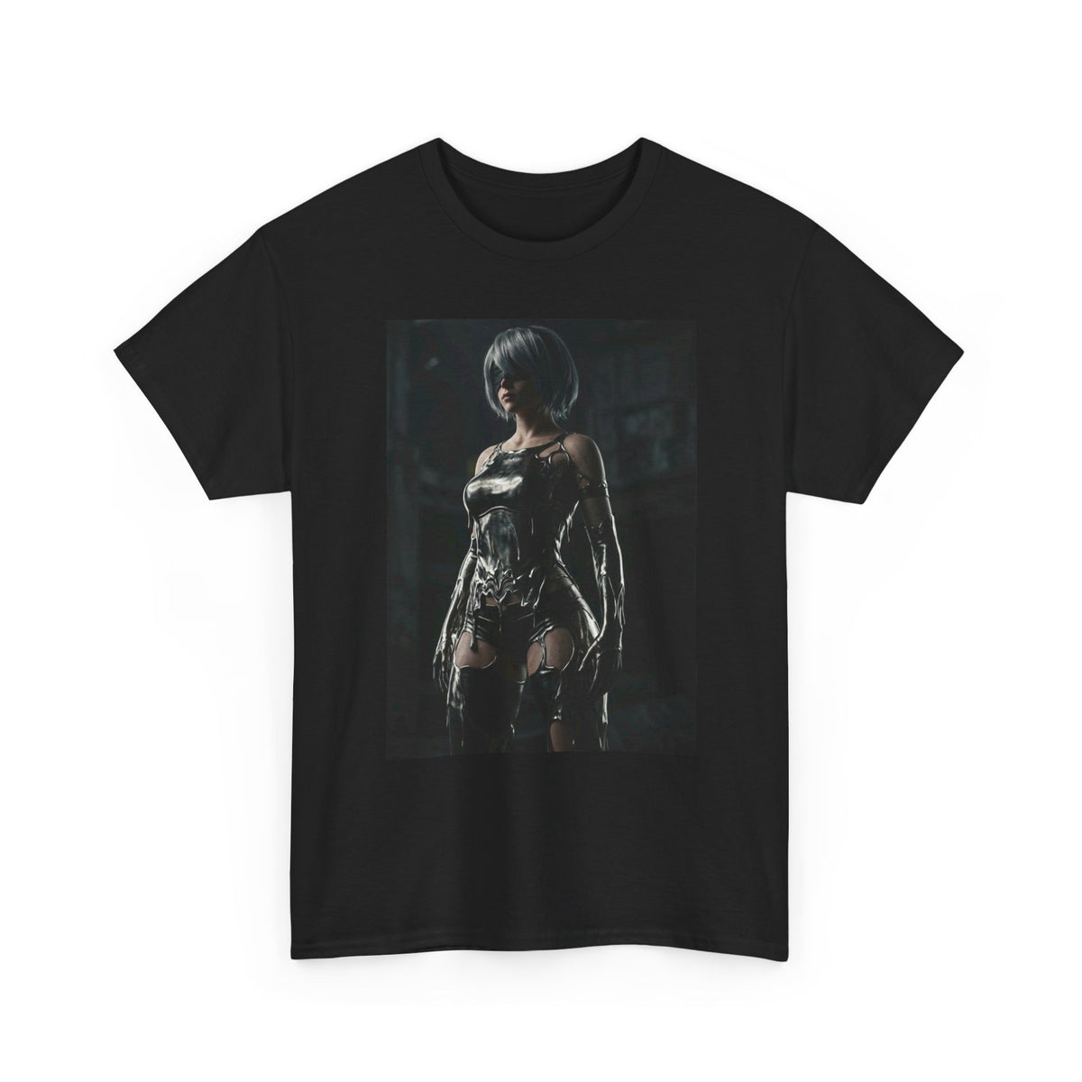 2B In Oozing Black Slime Outfit