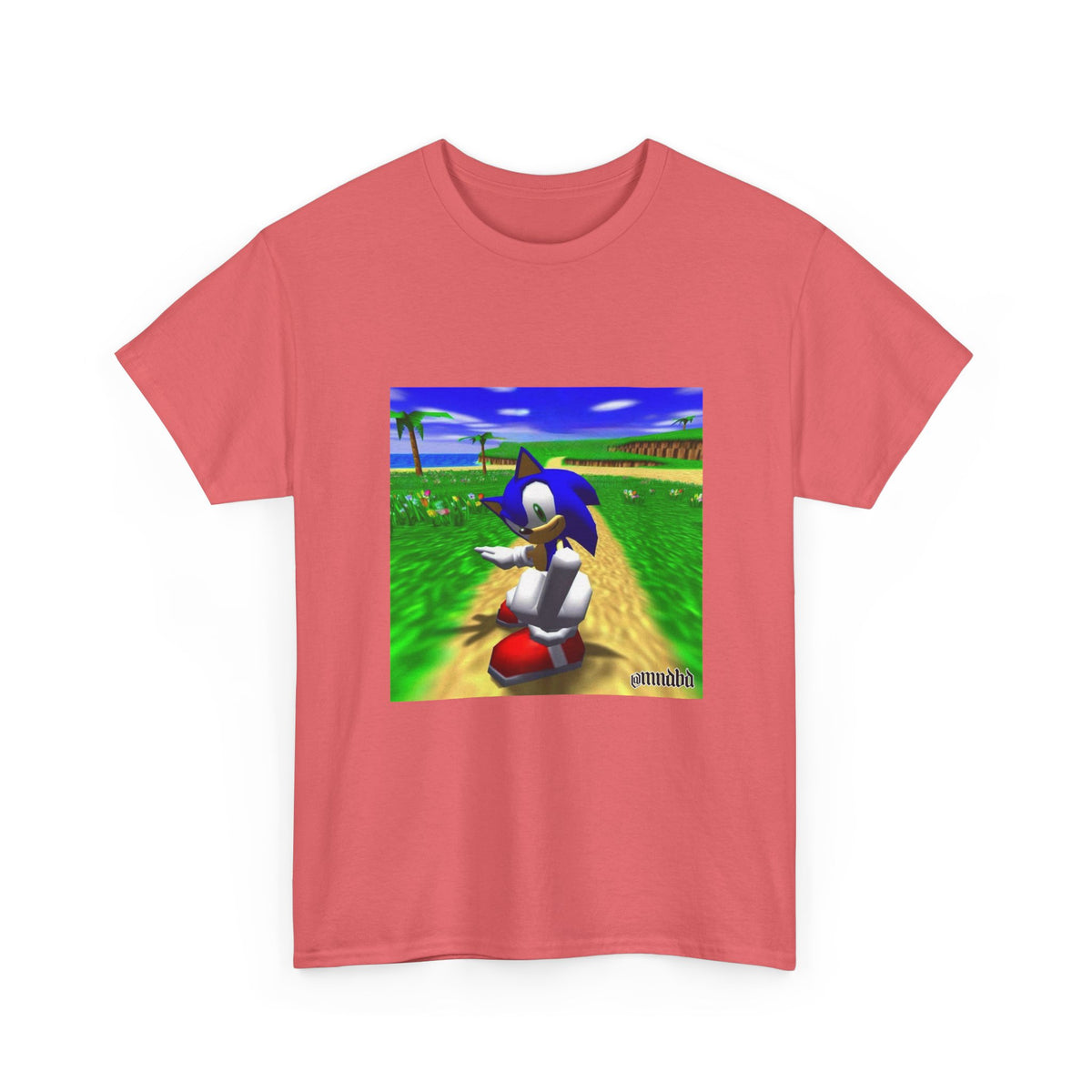 Sonic On A Trippy Green Hill Zone