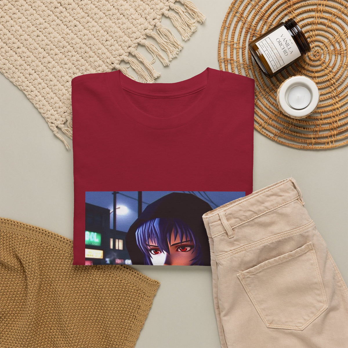 Rei Ayanami cruising GTA San Andreas Tee (Design 2)