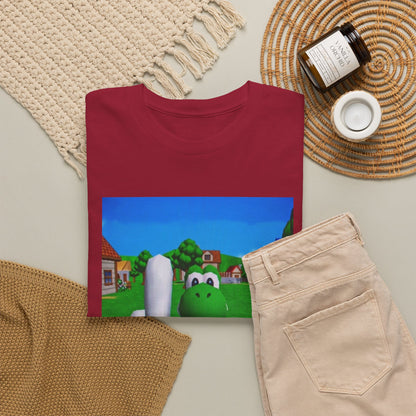 Yoshi Giving The Finger Tee (Design 2)