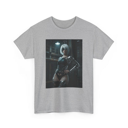 Android In Melted Chrome Cyberpunk Tee