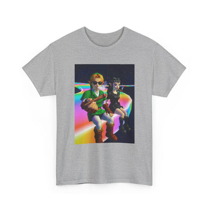 Link And Dark Link Smoking In Space