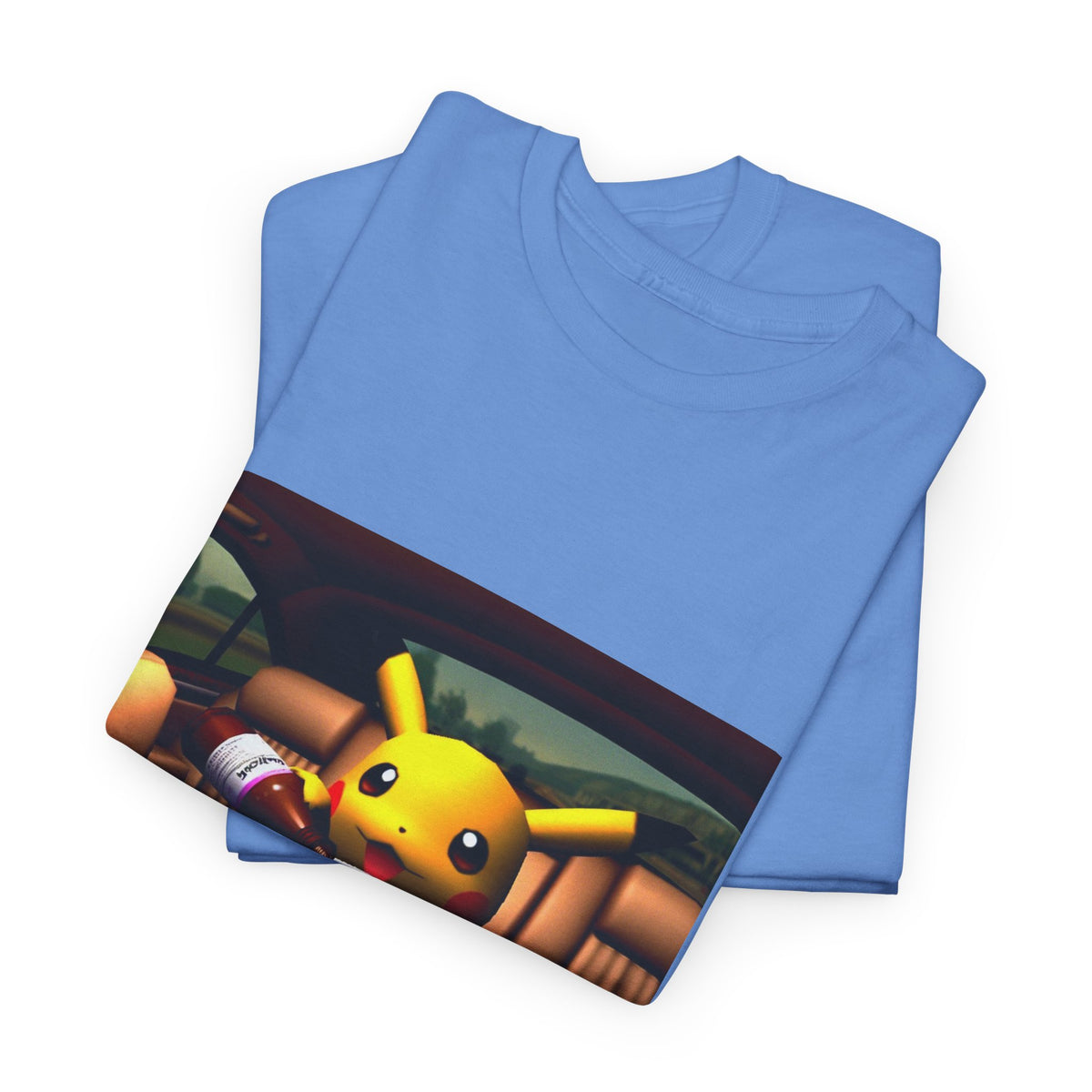 Pikachu Pouring Lean In Car Tee