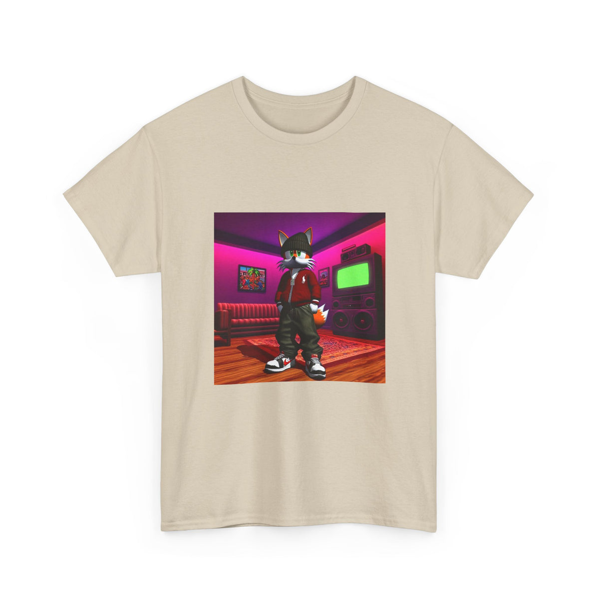 Swagged-Out Fox In Retro Chill Pad