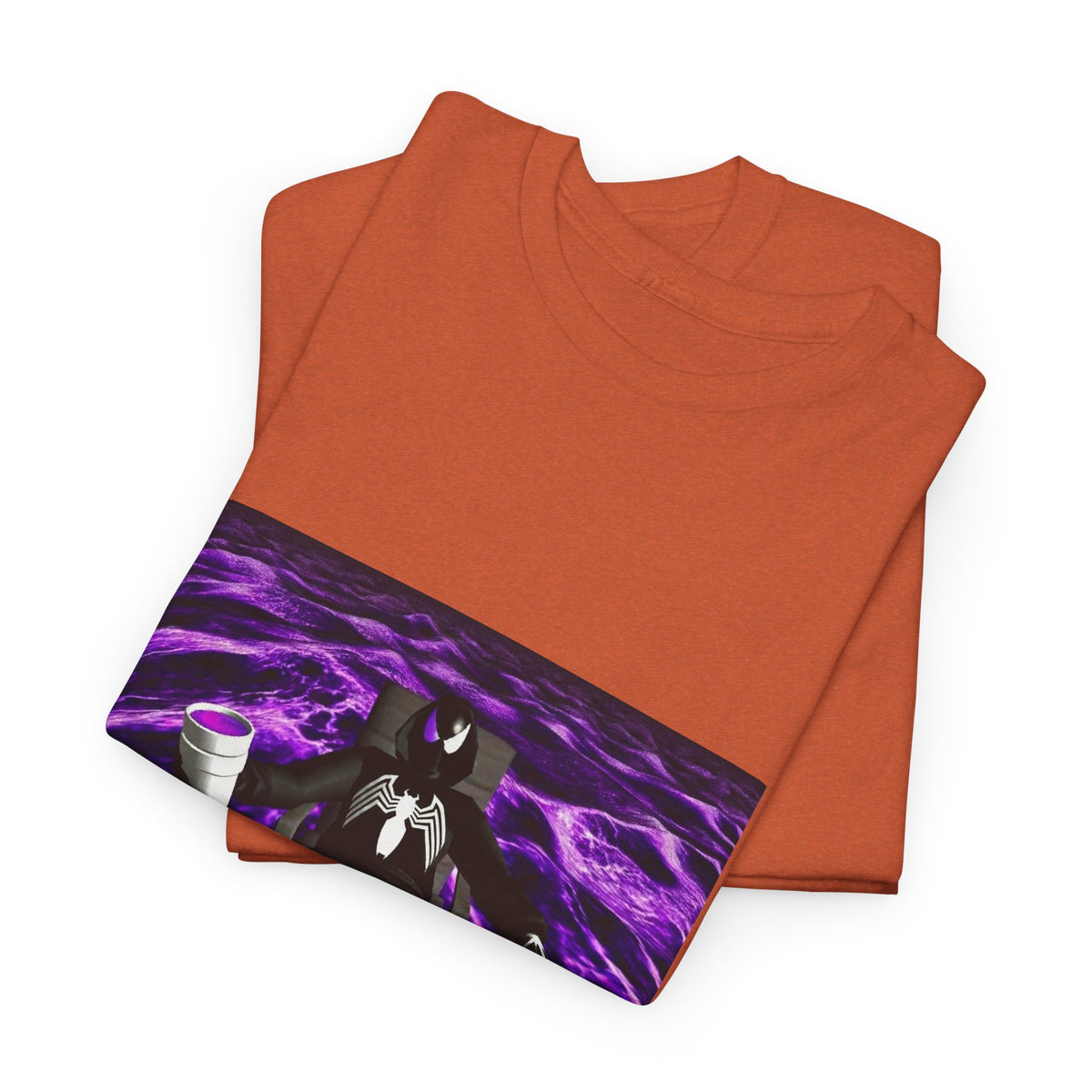 Black Spider-Man Chillin' With Lean Cup Tee