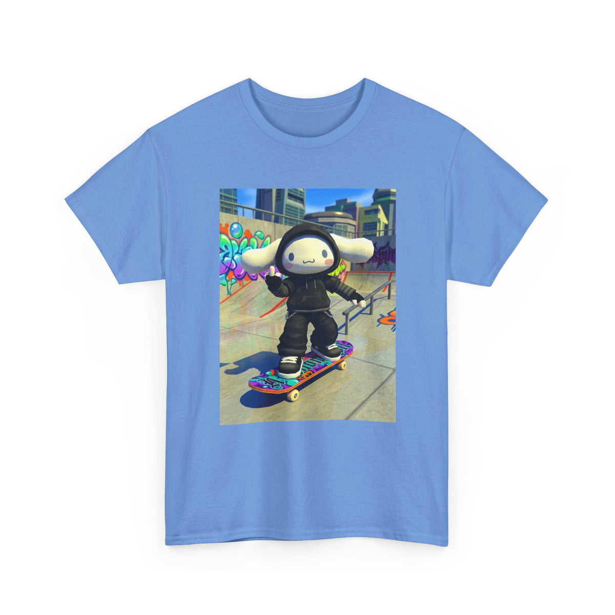 Edgy Cinnamoroll Skater Flipping Off Tee