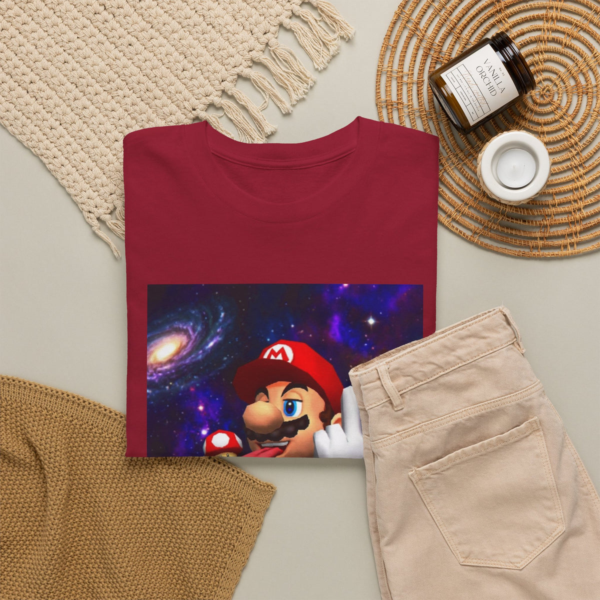 Mushroom-Tripping Plumber Gives The Finger Tee