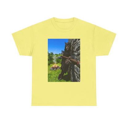 Hooded Khajiit Smoking Blunts By Fire Tee
