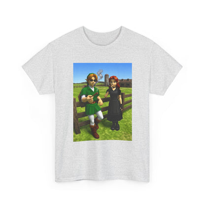 Link And Malon Smoking On The Farm Tee