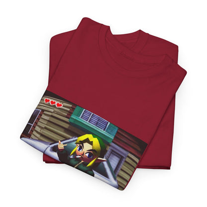 Link Smoking And Flipping The Bird Tee