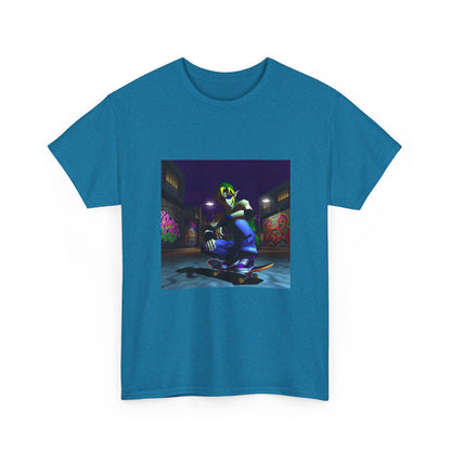 Skater Link Smoking In Neon Alley Tee