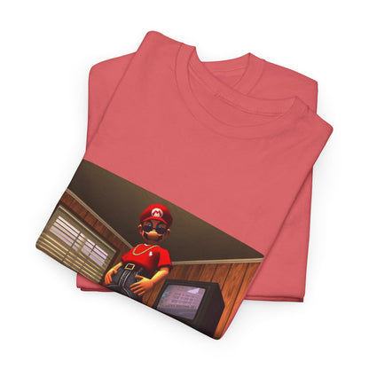Gangster Mario Chillin' In The Crib Tee