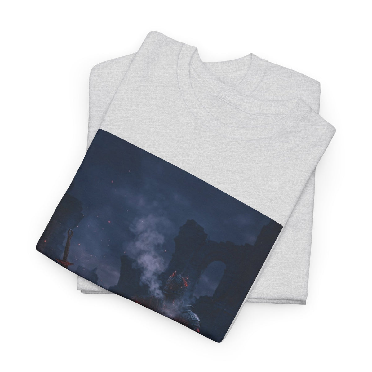 Ashen One Rests By Bonfire With Bong