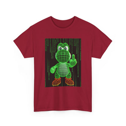 Matrix Yoshi Flipping The Bird Tee