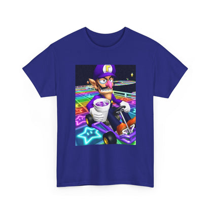 Waluigi Sipping Lean On Rainbow Road Tee (Design 4)