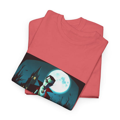 Vampire Giving The Finger In Cemetery Tee