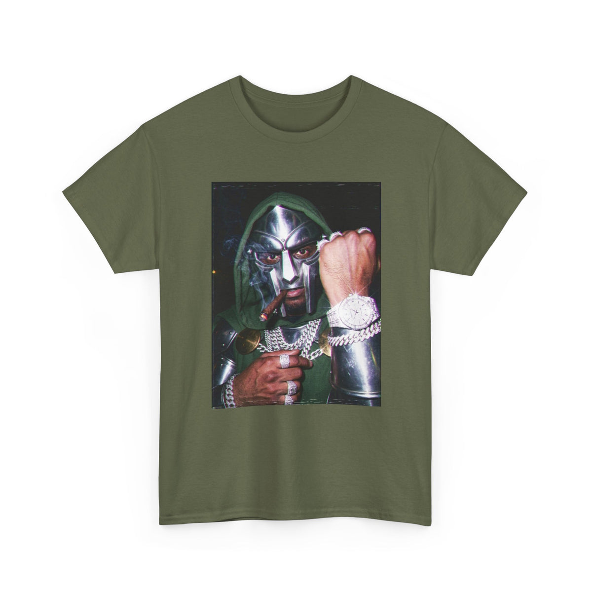 Masked Rapper Smoking Cigar Tee