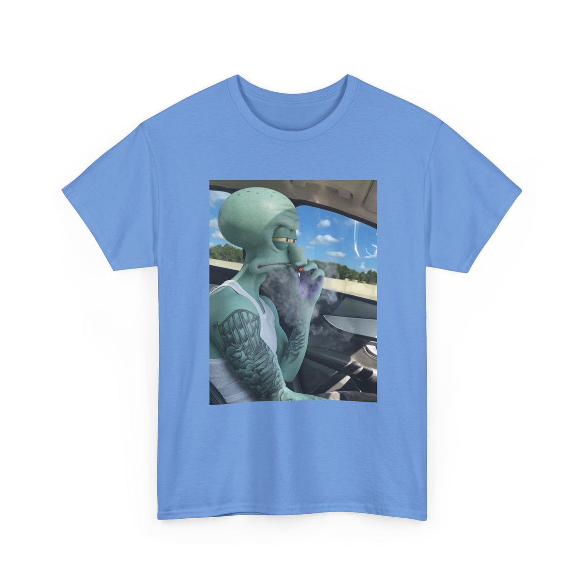 Squidward Hitting The Blunt Tee