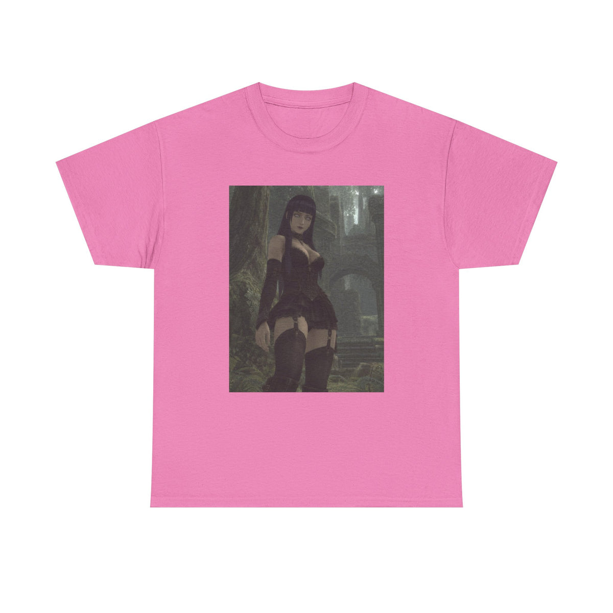 Gothic Byakugan Maiden In Ancient Ruins Tee