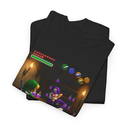 Waluigi Deals Purple Potions To Link