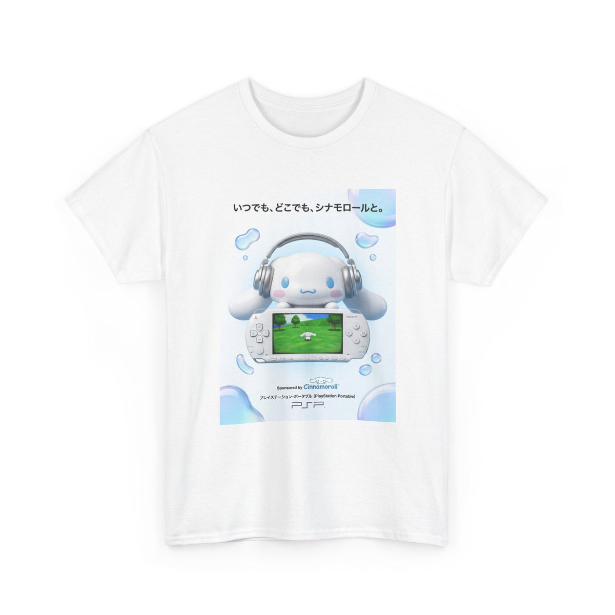 Cinnamoroll Gaming On A White PSP