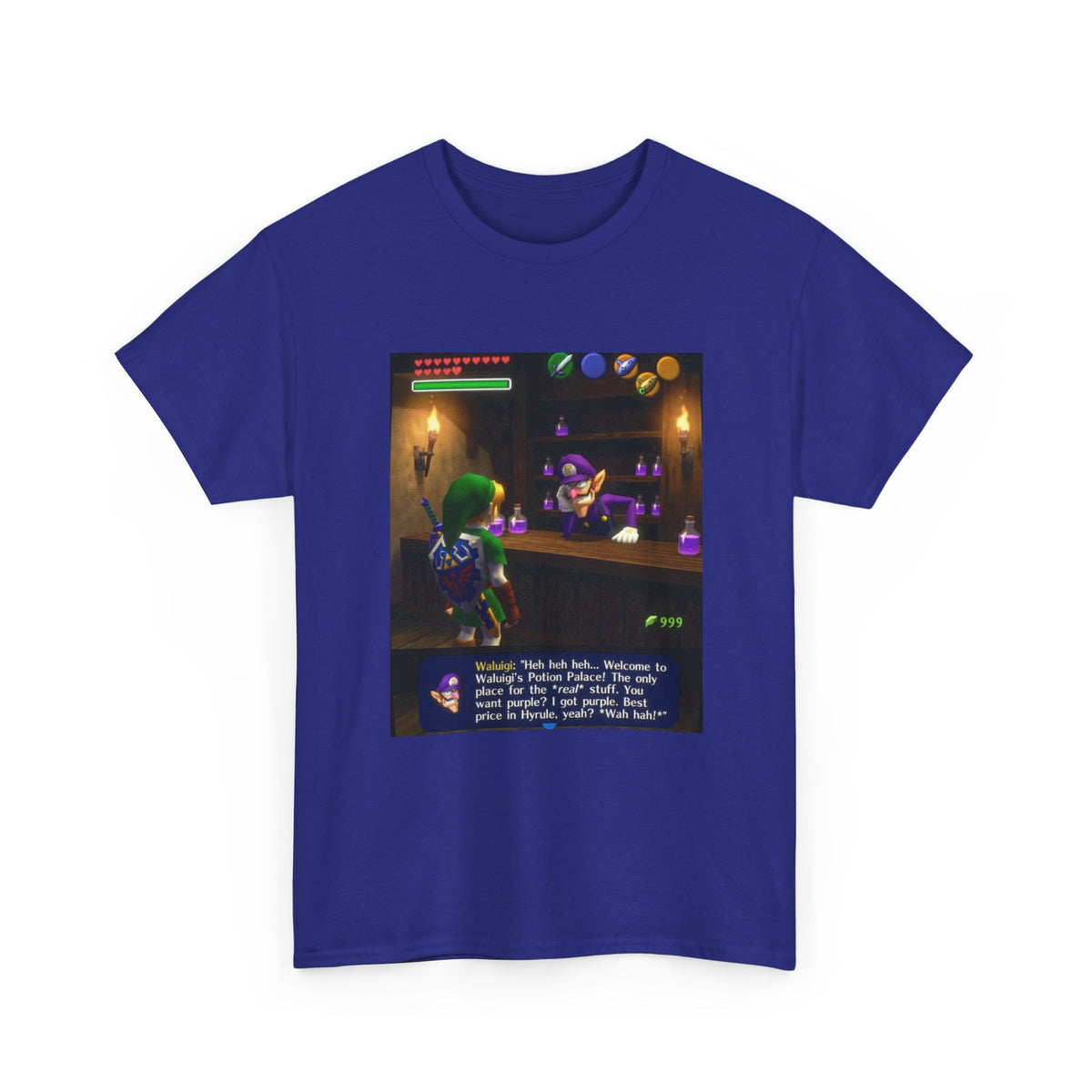 Waluigi Deals Purple Potions To Link