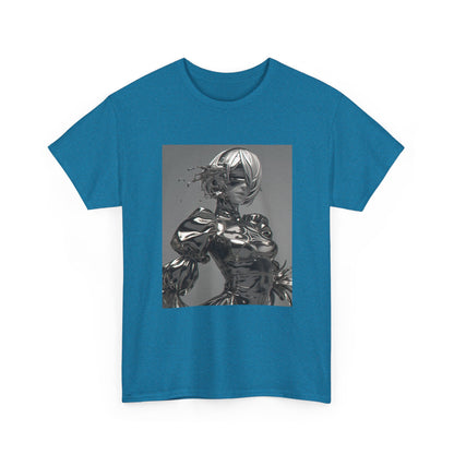 Liquid Chrome Abstract Tee