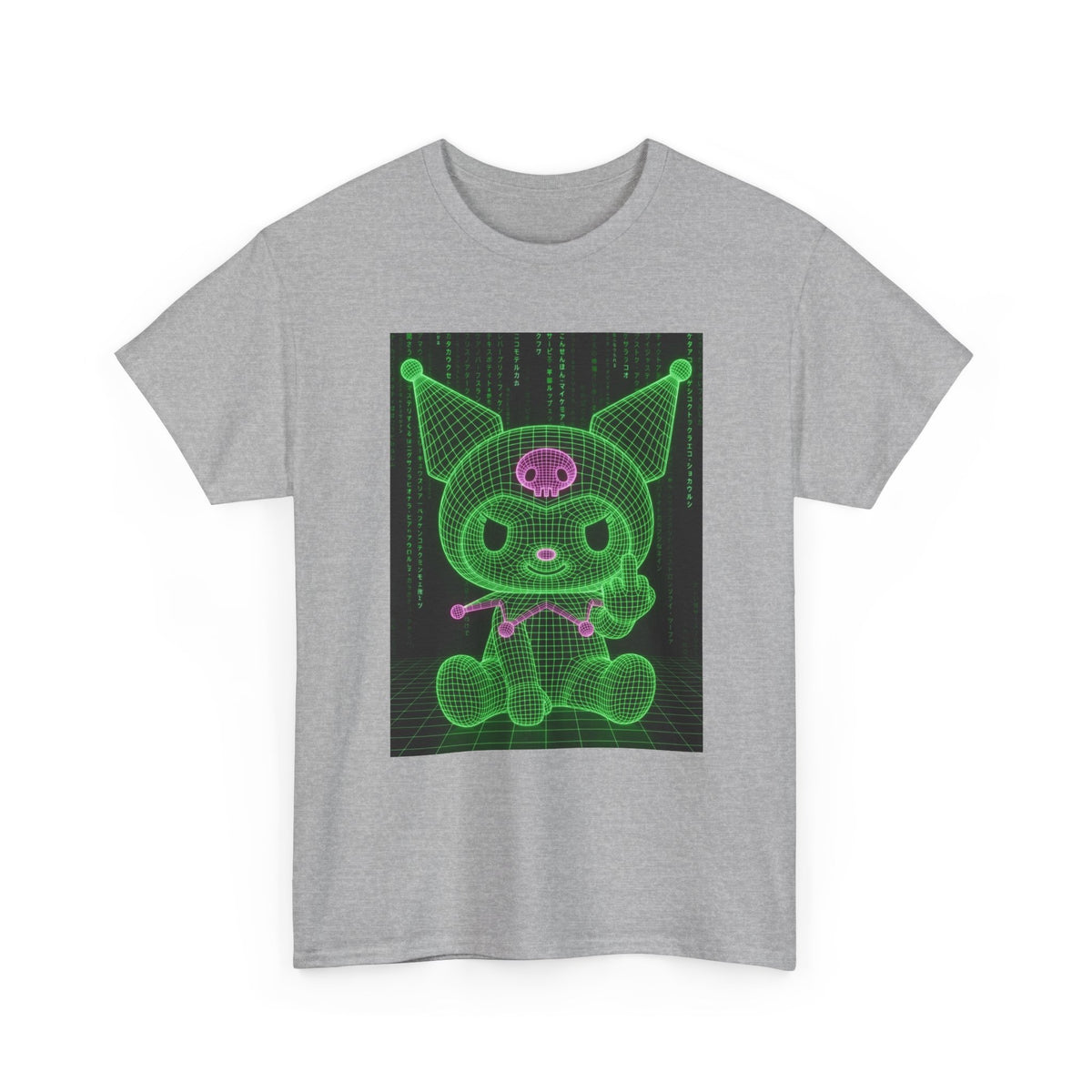 Kuromi In The Matrix Flipping The Bird Tee