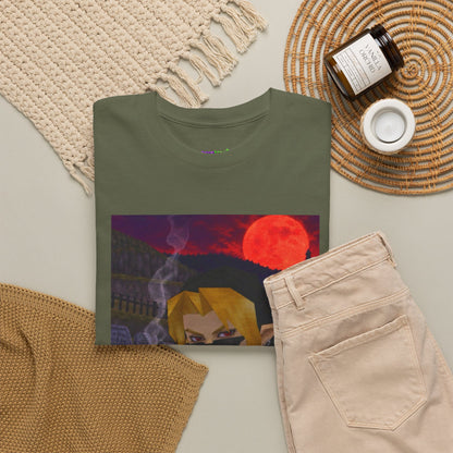 Mystic Green Canvas Graphic Tee