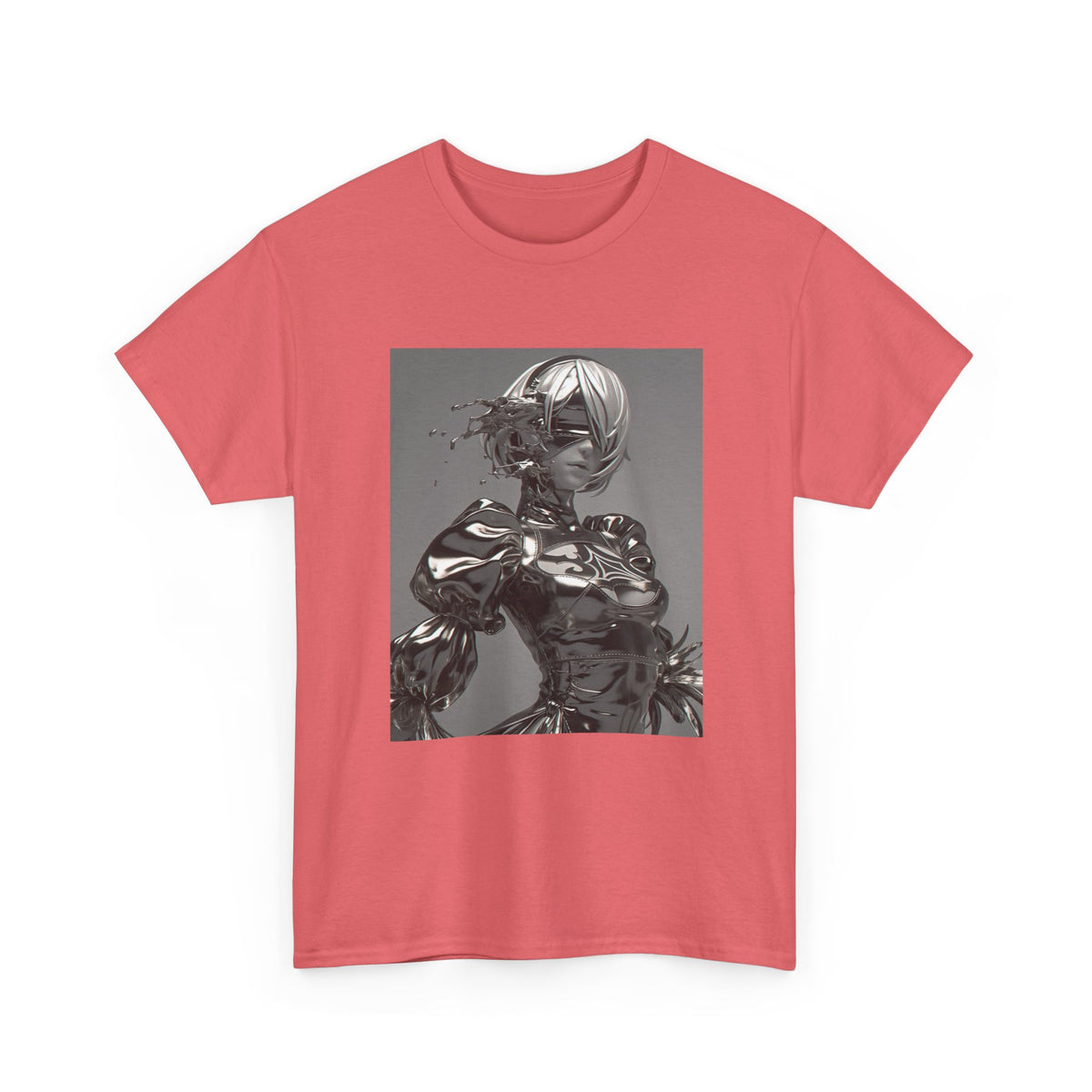 Liquid Chrome Abstract Tee