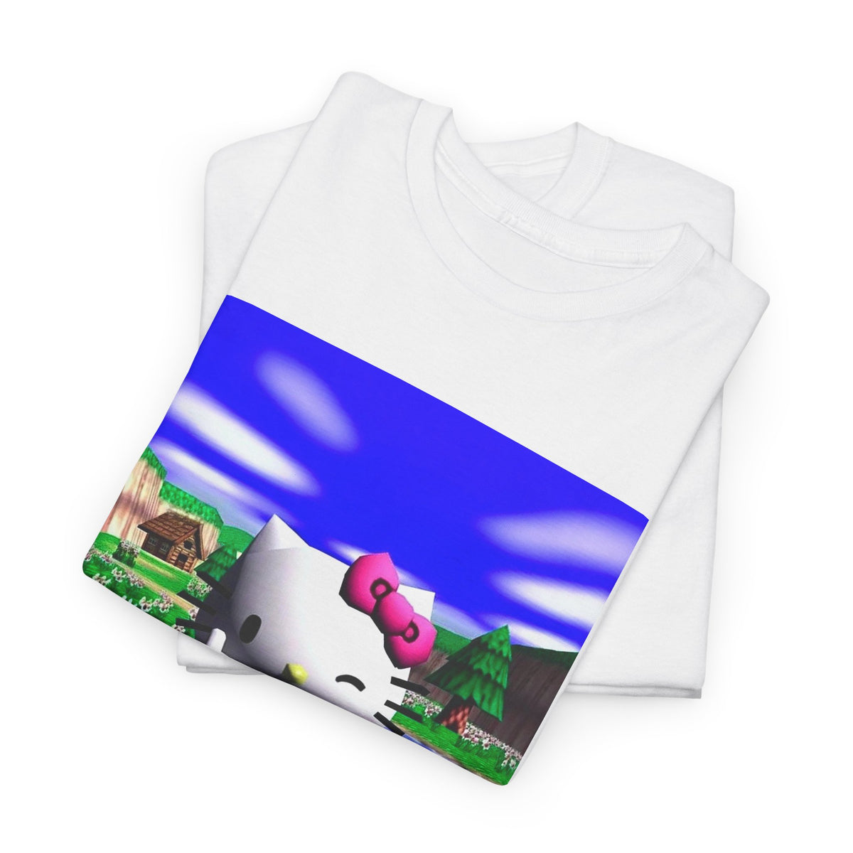 Winking Kitty Flipping The Bird Tee