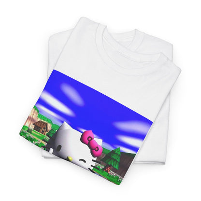 Winking Kitty Flipping The Bird Tee