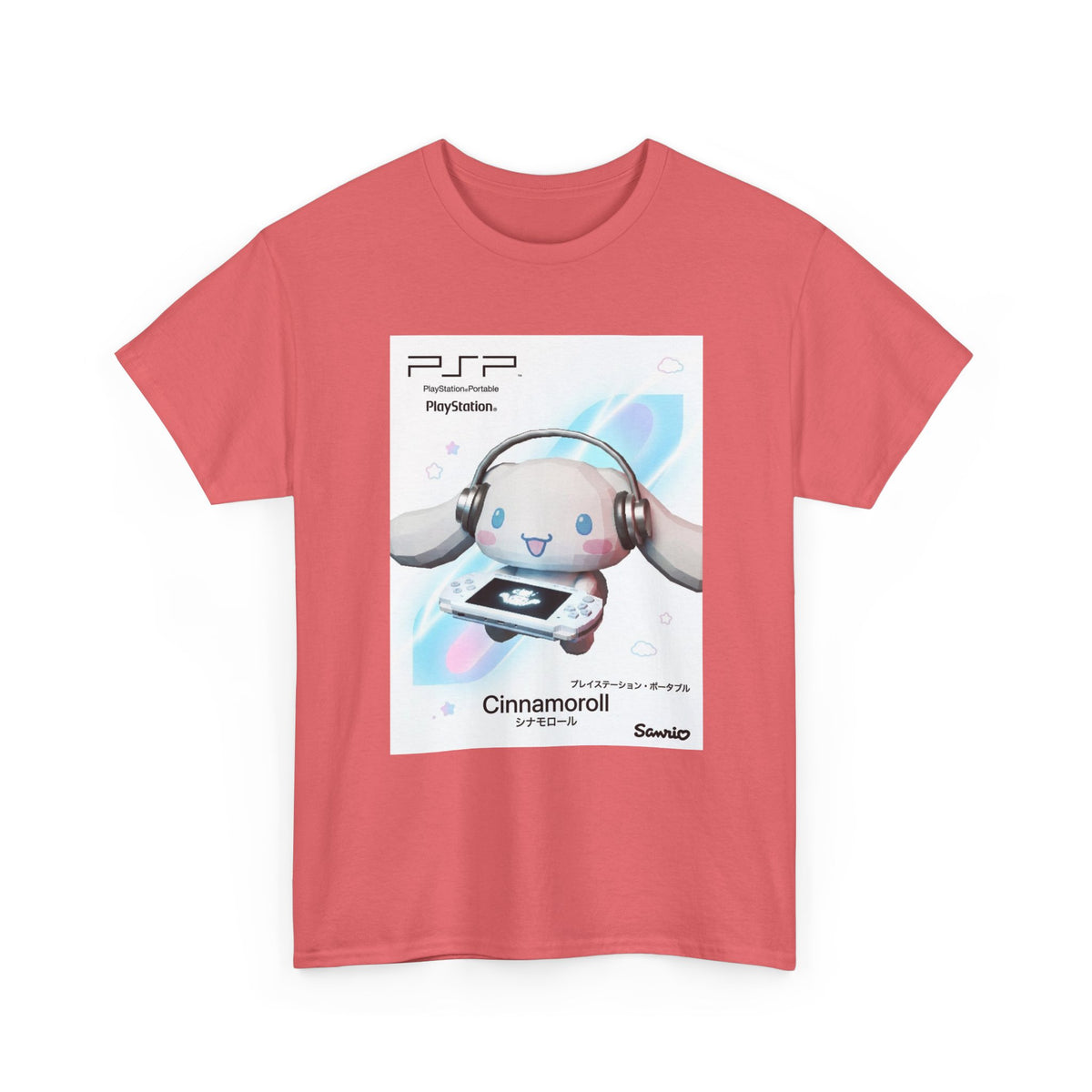 Cinnamoroll Gaming With Headphones On PSP