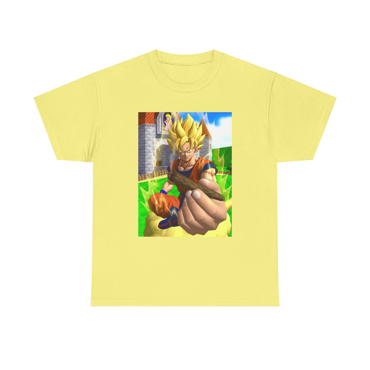 Super Saiyan Goku Holding A Blunt Tee