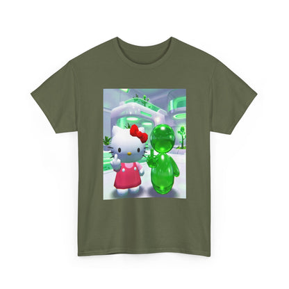 Hello Kitty and Alien Flipping The Bird