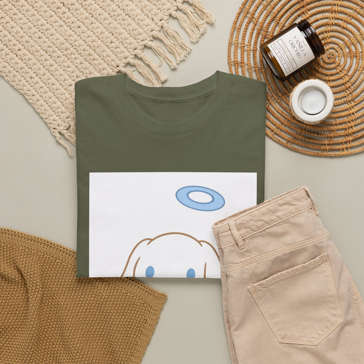 Cinnamoroll Angel Floating With Halo Tee