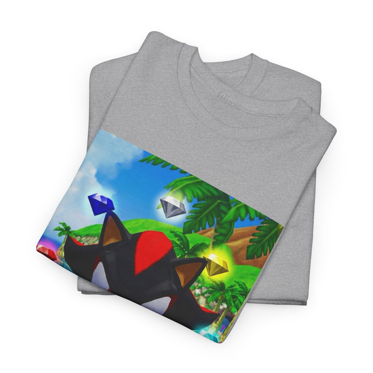 Shadow The Hedgehog Flipping The Bird Tee