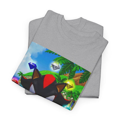 Shadow The Hedgehog Flipping The Bird Tee