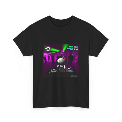 Hello Kitty DJing Dubstep Rave Tee