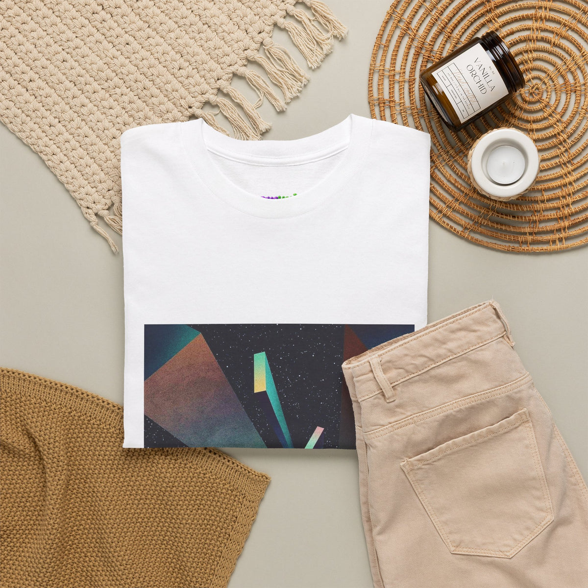 Violet Aluras Glowing Typography Tee