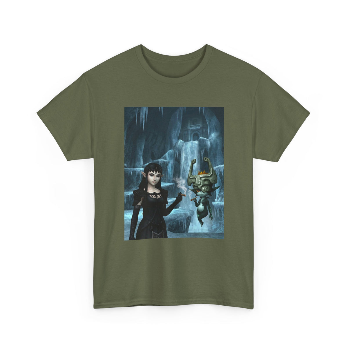 Zant, Midna Smoking Blunts In Ice Cave Tee