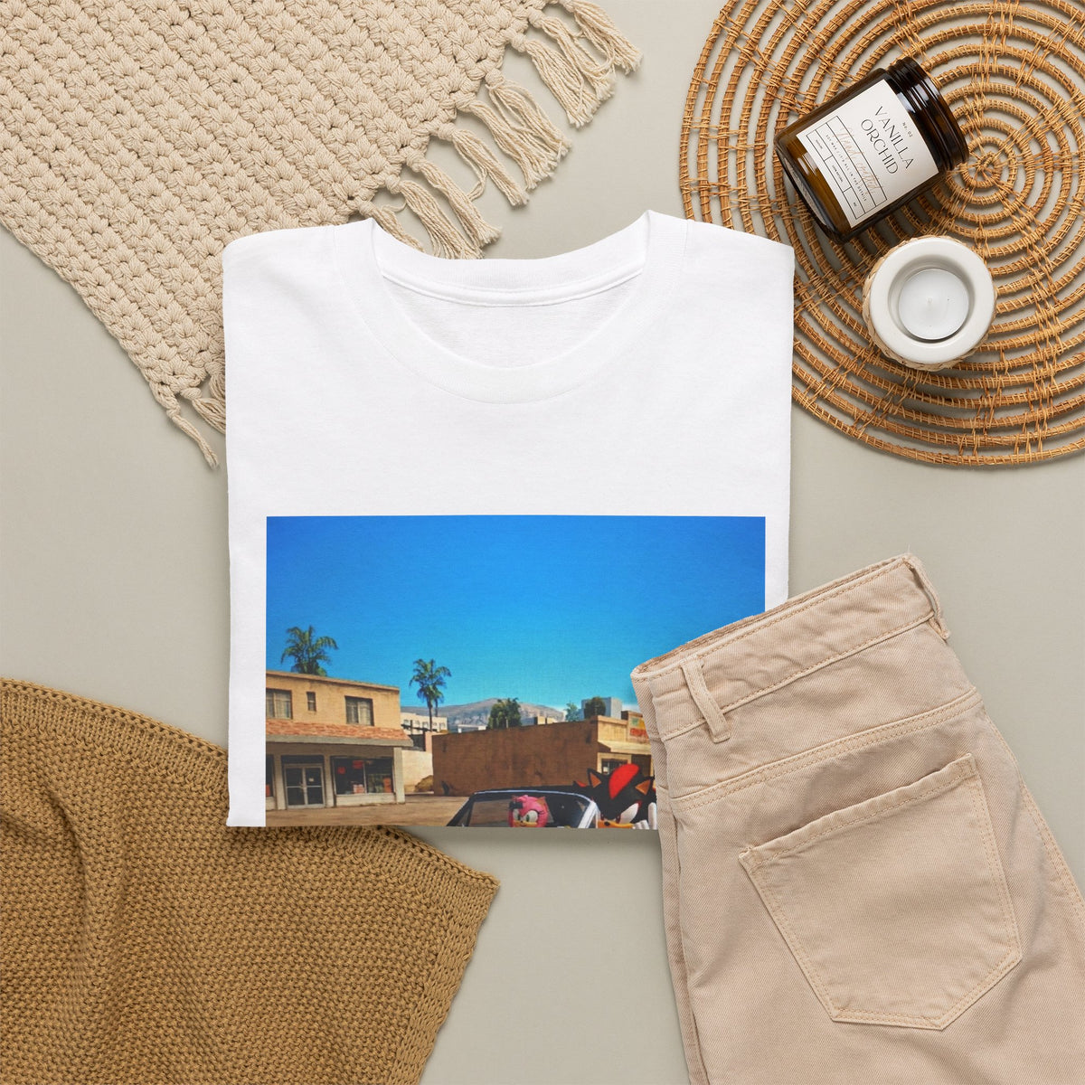Shadow and Amy Cruising Lowrider Tee