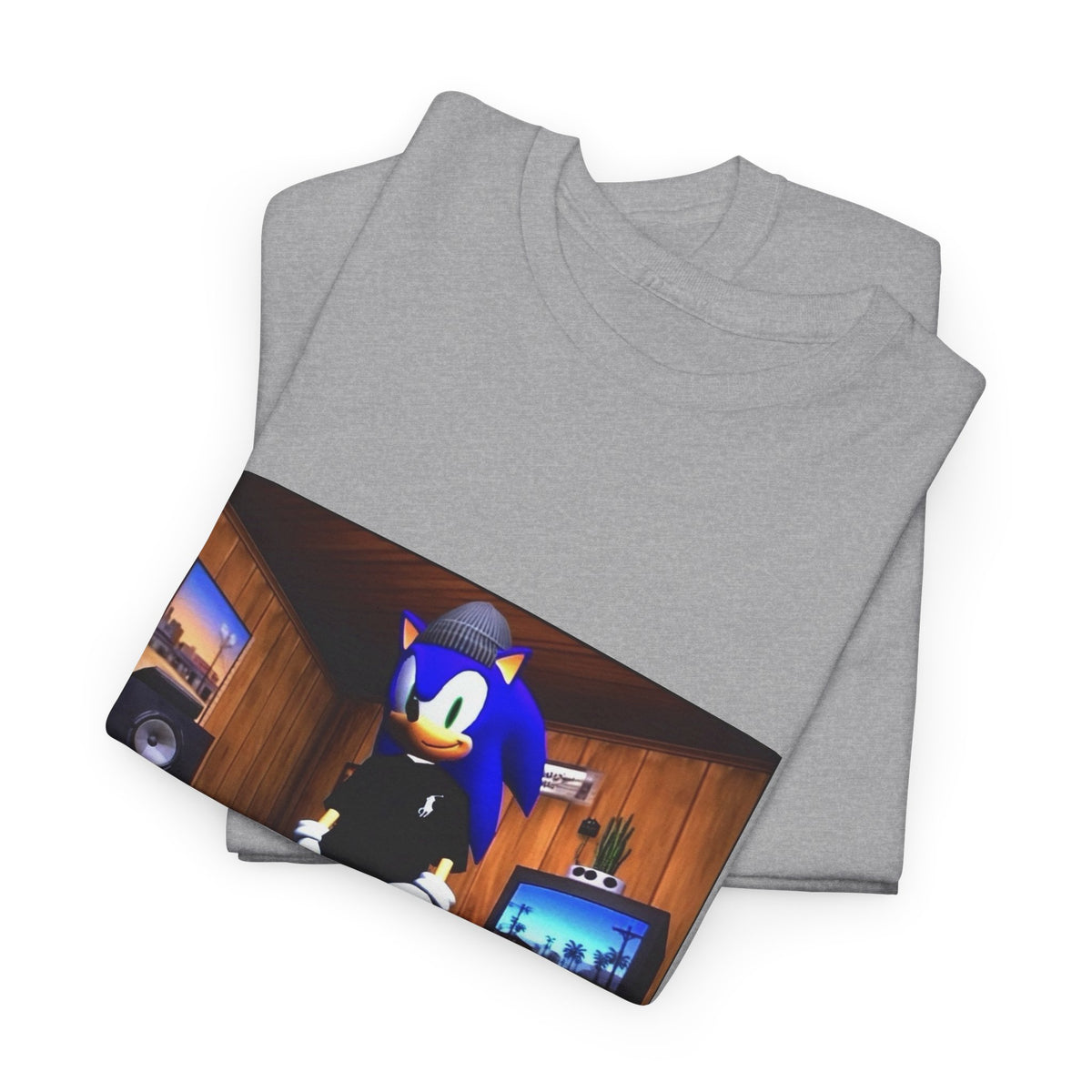 Gamer Sonic Dressed To Chill