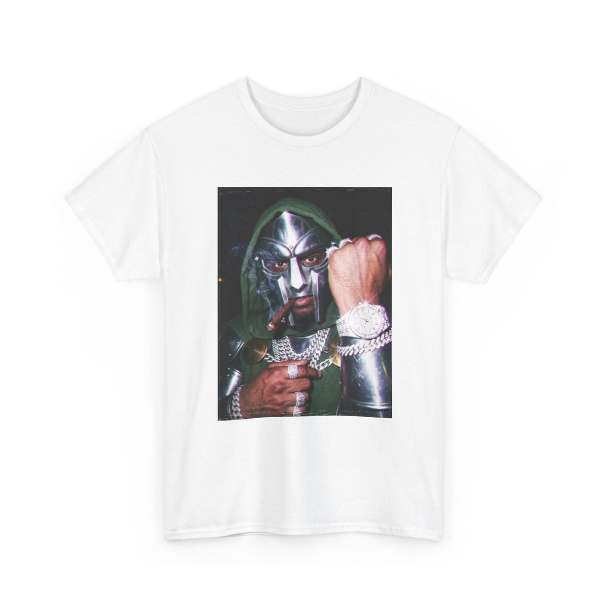 Masked Rapper Smoking Cigar Tee